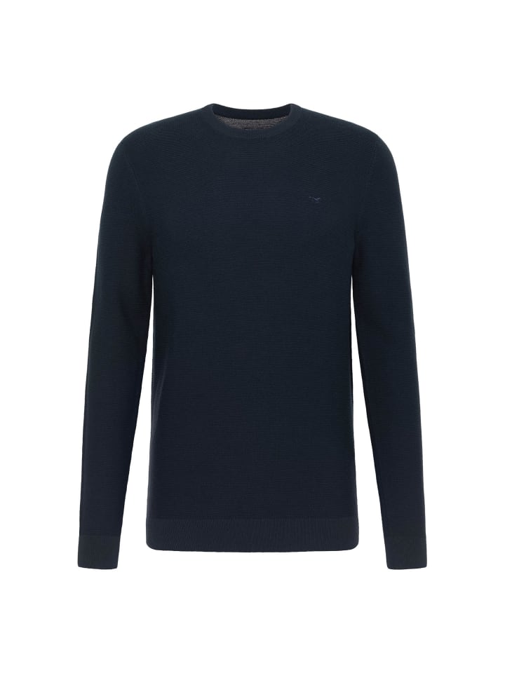 Темно-синий вязаный свитер Mustang
Темно-синий вязаный свитер Mustang