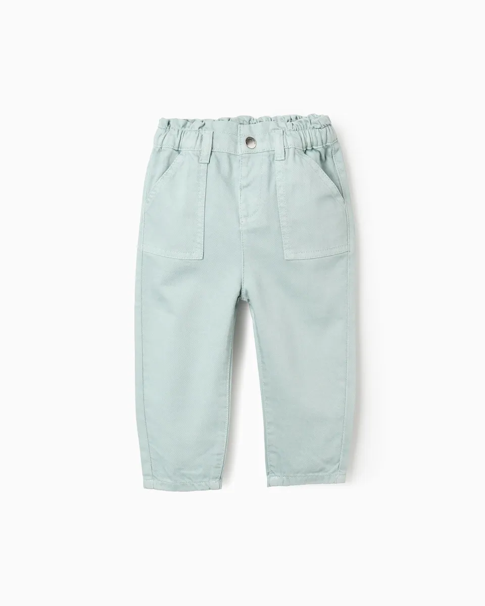 Брюки для малыша с высокой талией из саржи Zippy, светло-зеленый
Брюки для малыша с высокой талией из саржи Zippy, светло-зеленый