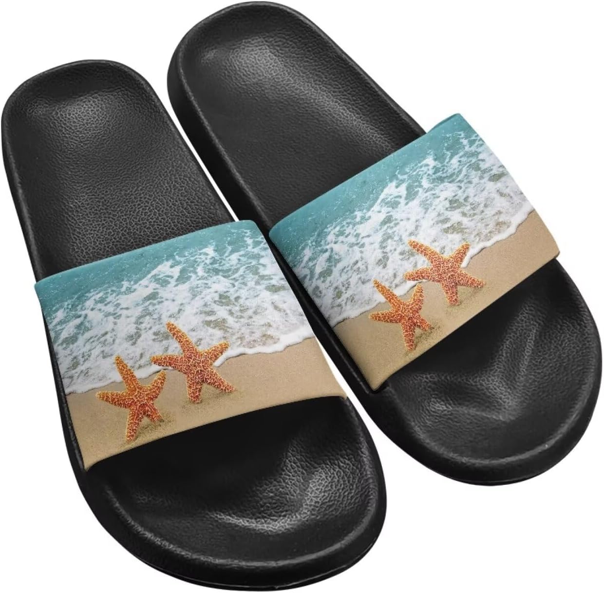 Тапочки для женщин и мужчин, нескользящие, быстросохнущие, для душа, сандалии для ванной комнаты, плоские сандалии из ЭВА Hechitok, Starfish Beach
Тапочки для женщин и мужчин, нескользящие, быстросохнущие, для душа, сандалии для ванной комнаты, плоские сандалии из ЭВА Hechitok, Starfish Beach