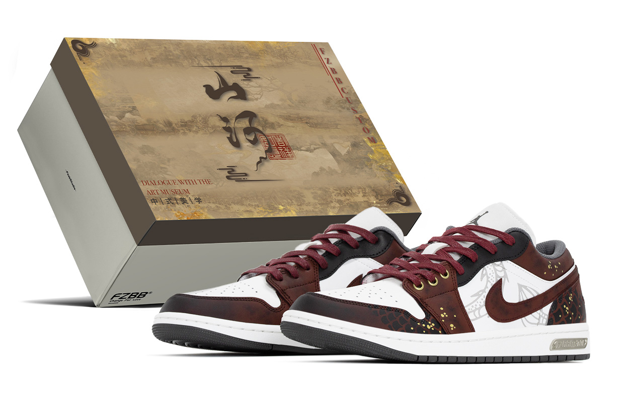 Jordan Air 1 Box, мужские баскетбольные кроссовки Koi Fish Abrasion Resistant Low top Vintage, черные красные золотые
Jordan Air 1 Box, мужские баскетбольные кроссовки Koi Fish Abrasion Resistant Low top Vintage, черные красные золотые