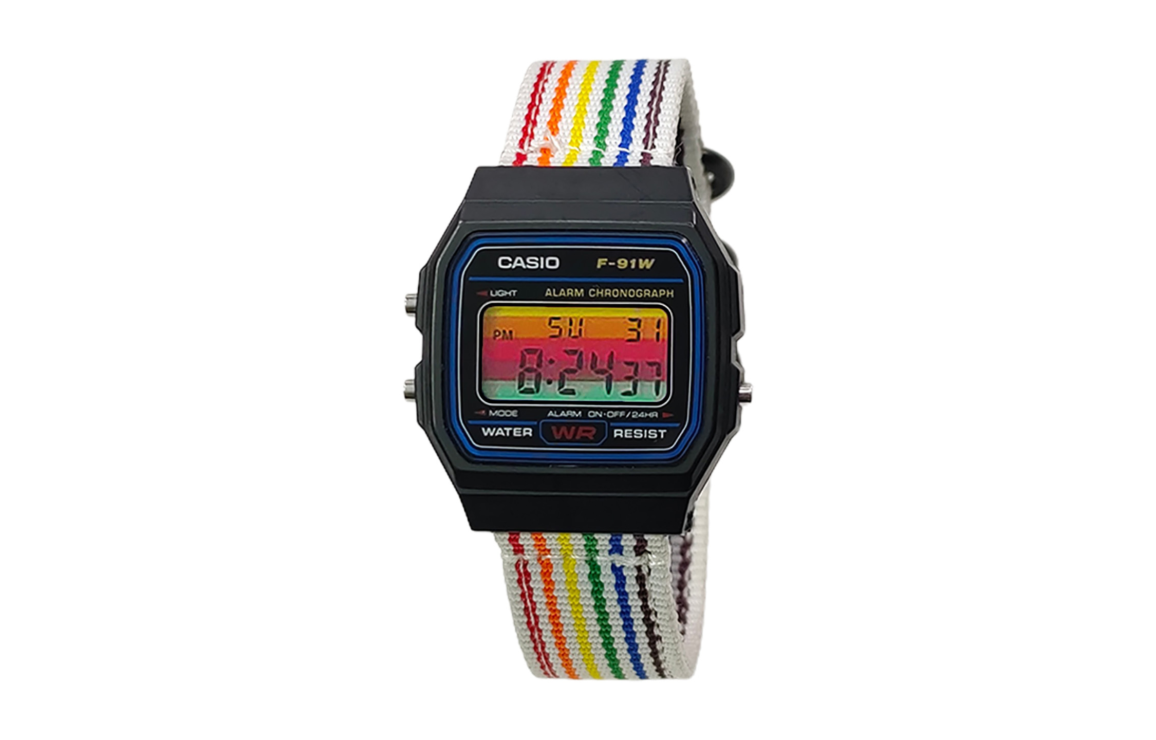 CASIO Мужские часы Retrofit Series с кварцевым механизмом и нейлоновым ремешком, черный циферблат
CASIO Мужские часы Retrofit Series с кварцевым механизмом и нейлоновым ремешком, черный циферблат