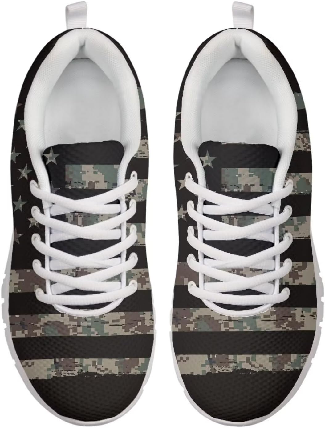 Кроссовки Belidome для ходьбы и бега для женщин и мужчин, легкие, дышащие, с противоскользящей подошвой для повседневной носки и тренировок, Usa Flag Camouflage
Кроссовки Belidome для ходьбы и бега для женщин и мужчин, легкие, дышащие, с противоскользящей подошвой для повседневной носки и тренировок, Usa Flag Camouflage