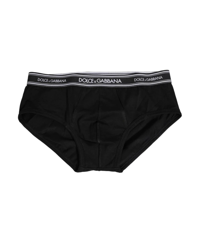 Хлопковое нижнее белье, трусы с эластичным поясом Dolce & Gabbana, черный
Хлопковое нижнее белье, трусы с эластичным поясом Dolce & Gabbana, черный
