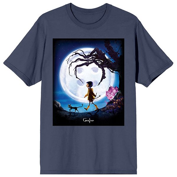 Футболка с принтом Men's coraline cat & button moon Licensed Character
Футболка с принтом Men's coraline cat & button moon Licensed Character