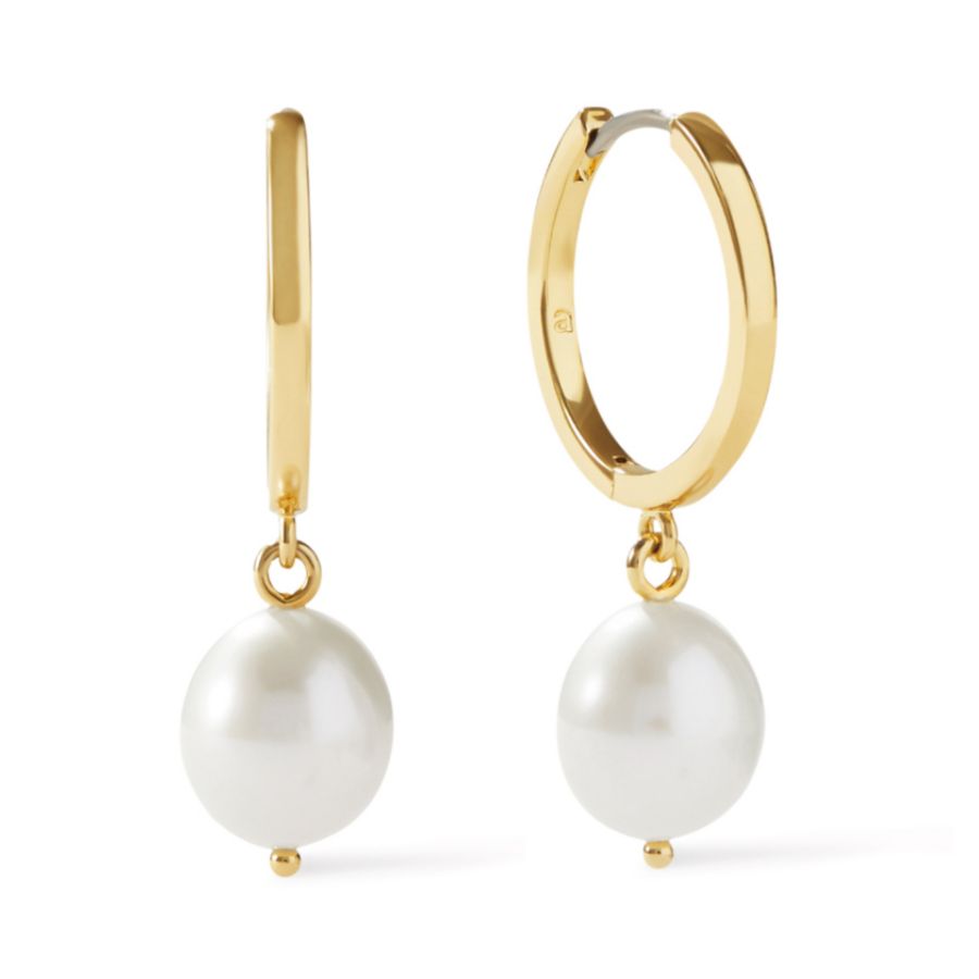 Серьги-кольца с жемчугом - средний размер, Фрида Ana Luisa, Gold, gold, pearl
Серьги-кольца с жемчугом - средний размер, Фрида Ana Luisa, Gold, gold, pearl