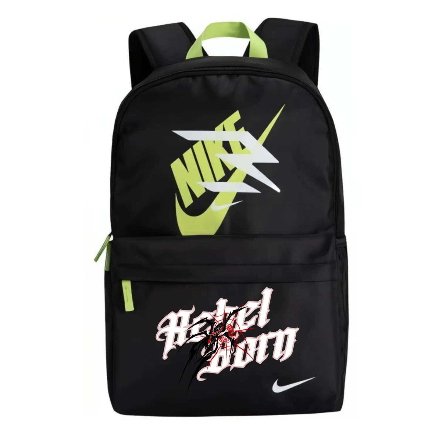 Nike Полиэстеровый рюкзак унисекс черный, Spider
Nike Полиэстеровый рюкзак унисекс черный, Spider