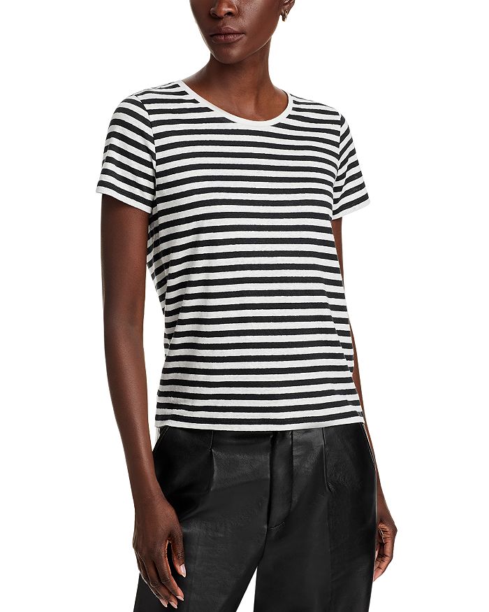 Полосатая футболка с коротким рукавом Majestic Filatures, черный
Полосатая футболка с коротким рукавом Majestic Filatures, черный