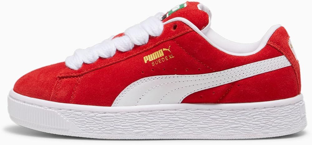 Детские кроссовки Puma Unisex-Child Suede XL (для детей постарше), белый/красный
Детские кроссовки Puma Unisex-Child Suede XL (для детей постарше), белый/красный