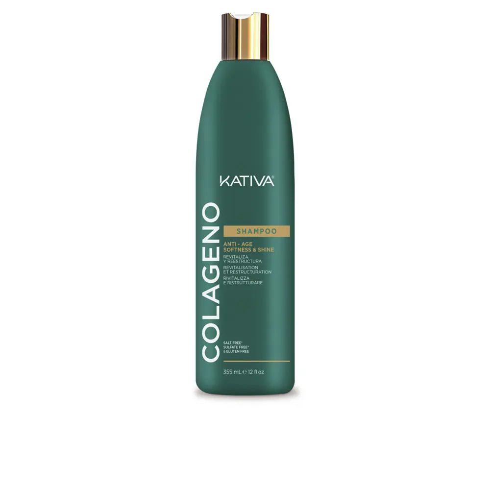 Шампунь Colágeno shampoo Kativa, 355 мл.
Шампунь Colágeno shampoo Kativa, 355 мл.
