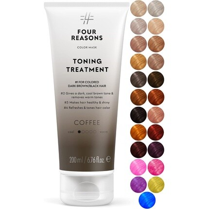 Four Reasons Color Mask Кофейный тонизирующий кондиционер для цвета, 6,76 жидких унций
Four Reasons Color Mask Кофейный тонизирующий кондиционер для цвета, 6,76 жидких унций