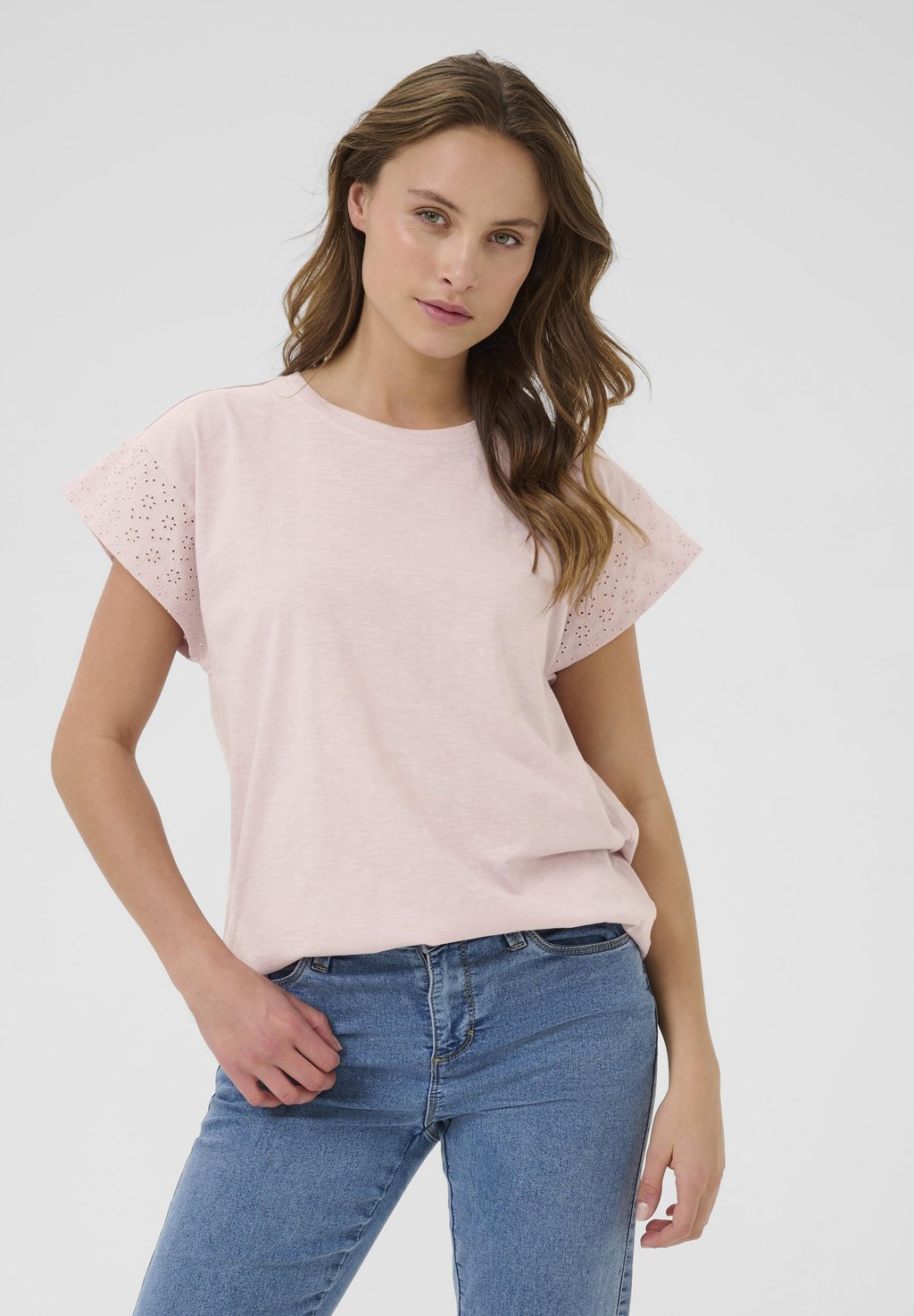 Футболка с принтом Kaffe, цвет Burnished Lilac 
Футболка с принтом Kaffe, цвет Burnished Lilac