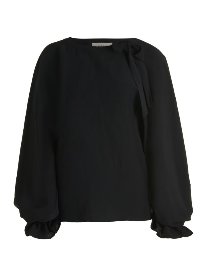 Повседневная блузка с бантом черного цвета CARTOON
Повседневная блузка с бантом черного цвета CARTOON