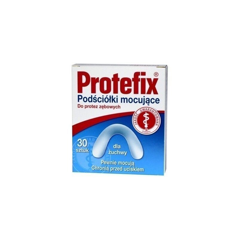 Накладки, прикрепляющиеся к нижней челюсти Protefix Podściólki Mocujące Do Żuchwy, 30 шт
Накладки, прикрепляющиеся к нижней челюсти Protefix Podściólki Mocujące Do Żuchwy, 30 шт