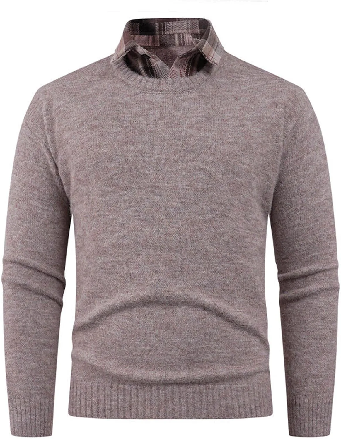 Мужской свитер с клетчатым принтом и лацканами Cambkatl
Мужской свитер с клетчатым принтом и лацканами Cambkatl