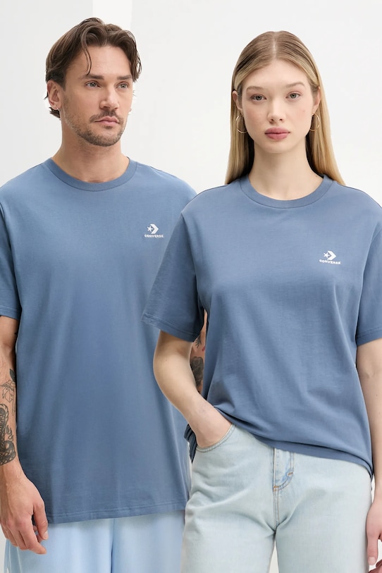 Хлопковая футболка Converse, синий
Хлопковая футболка Converse, синий