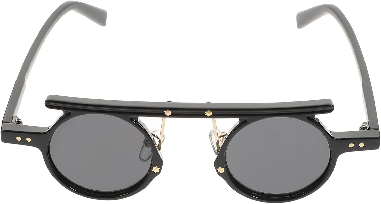 Ретро круглые солнцезащитные очки для мужчин и женщин в винтажном стиле хип-хоп, черная оправа, серые линзы, защита от УФ-излучения. Классические модные очки 90-х годов для вождения и активного отдыха на природе NIYANGLE, Black
Ретро круглые солнцезащитные очки для мужчин и женщин в винтажном стиле хип-хоп, черная оправа, серые линзы, защита от УФ-излучения. Классические модные очки 90-х годов для вождения и активного отдыха на природе NIYANGLE, Black