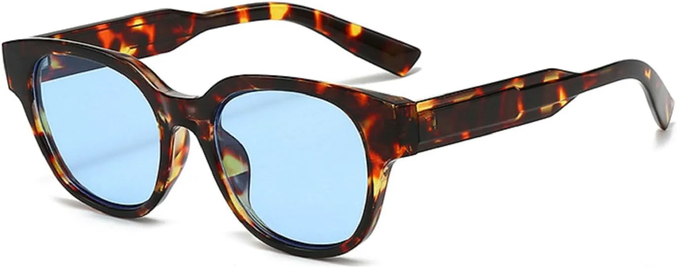 Круглые солнцезащитные очки для женщин в винтажном стиле с леопардовым принтом, очки-пилот, модные и стильные многоугольные солнцезащитные очки mincl, Leopard Blue
Круглые солнцезащитные очки для женщин в винтажном стиле с леопардовым принтом, очки-пилот, модные и стильные многоугольные солнцезащитные очки mincl, Leopard Blue