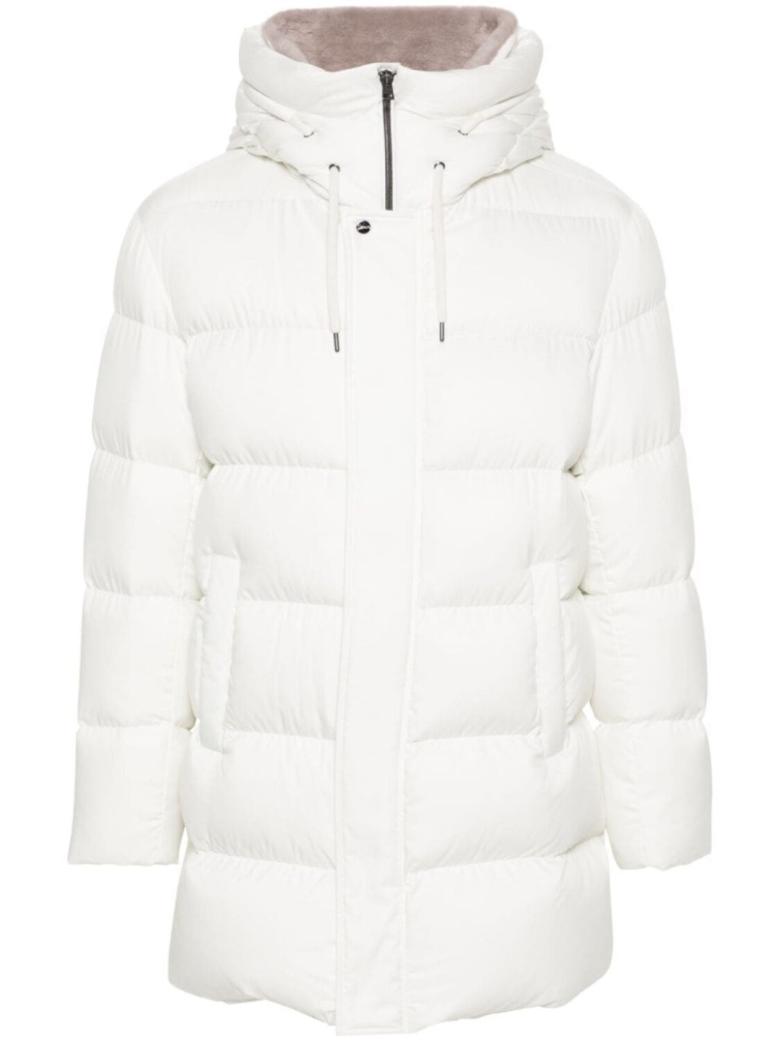 Herno пальто с логотипом, белый 
Herno пальто с логотипом, белый