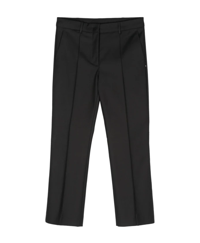 Черные эластичные трикотажные брюки Sportmax, черный
Черные эластичные трикотажные брюки Sportmax, черный