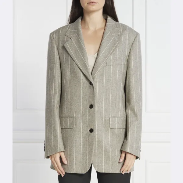 Элегантная шерстяная куртка Jaleco классического кроя Boss, серый
Элегантная шерстяная куртка Jaleco классического кроя Boss, серый