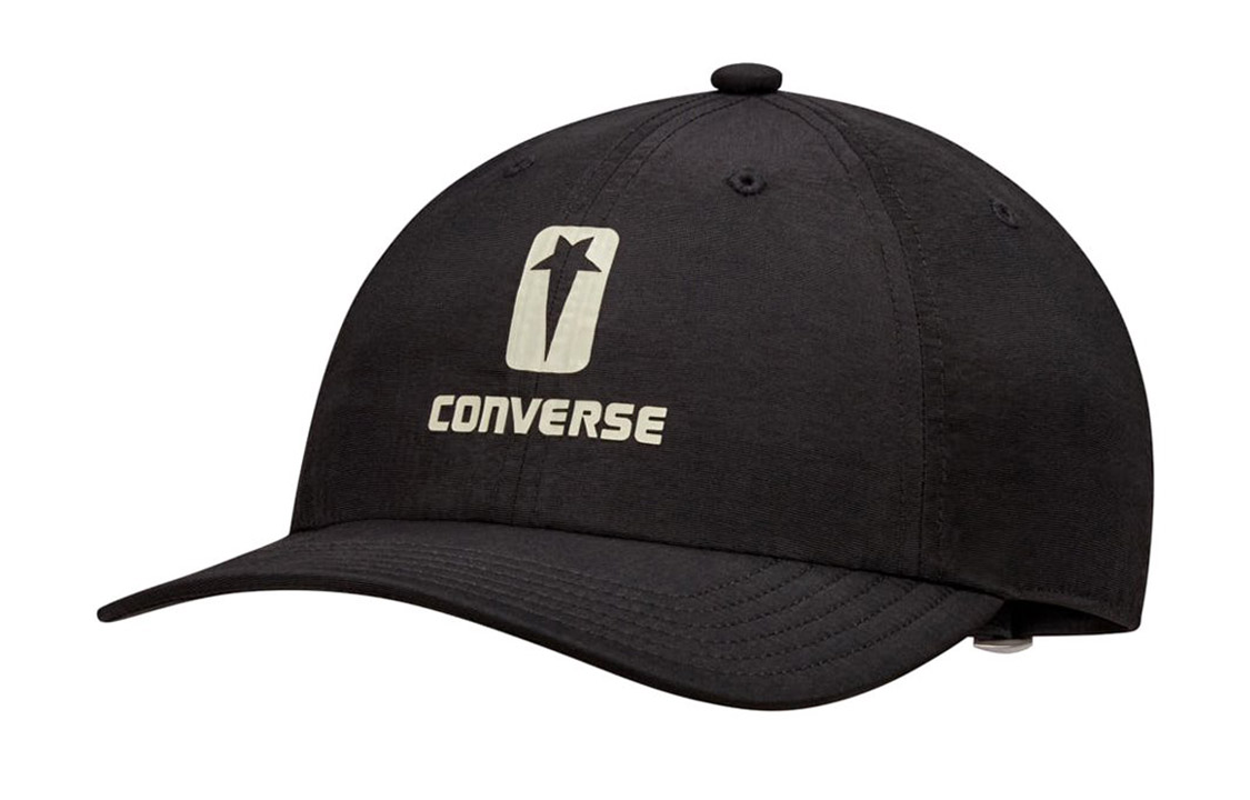 Кепка с принтом логотипа X Converse Rick Owens DRKSHDW, черная
Кепка с принтом логотипа X Converse Rick Owens DRKSHDW, черная