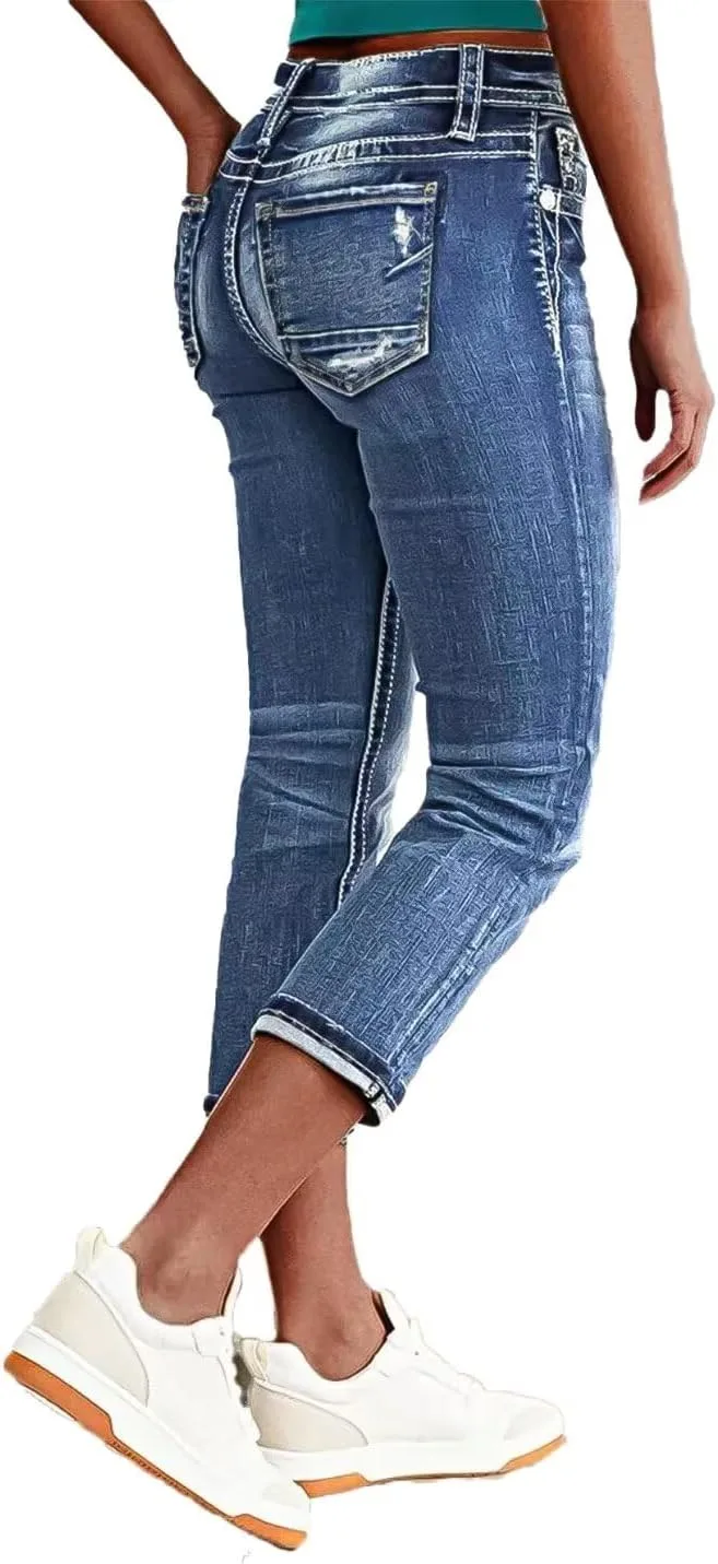 Женские джинсы-капри Flamingals Mid Rise Skinny
Женские джинсы-капри Flamingals Mid Rise Skinny
