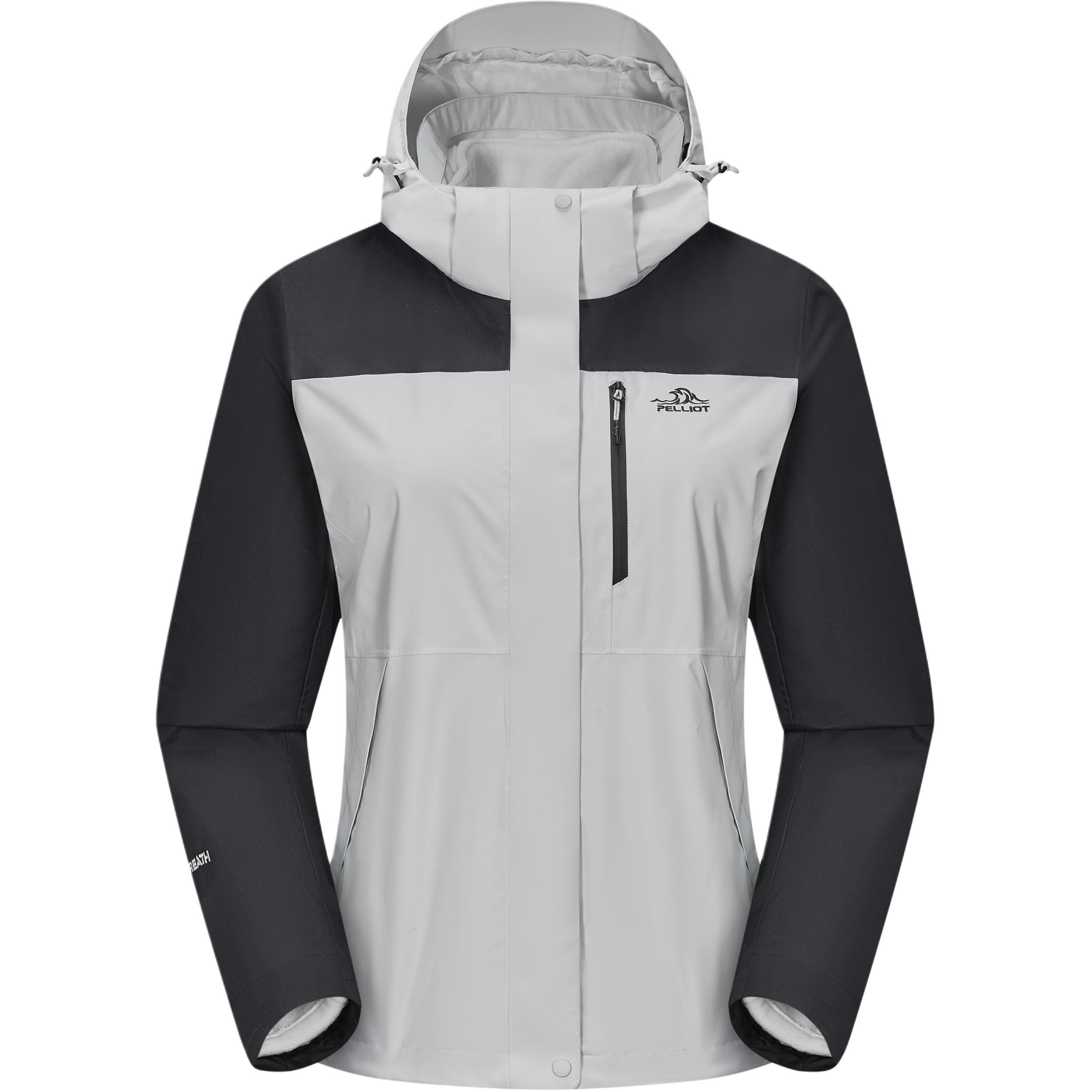 PELLIOT Ветровка женская водонепроницаемая ветрозащитная дышащая износостойкая термоизолирующая быстросохнущая, Rock White+Twilight Black
PELLIOT Ветровка женская водонепроницаемая ветрозащитная дышащая износостойкая термоизолирующая быстросохнущая, Rock White+Twilight Black