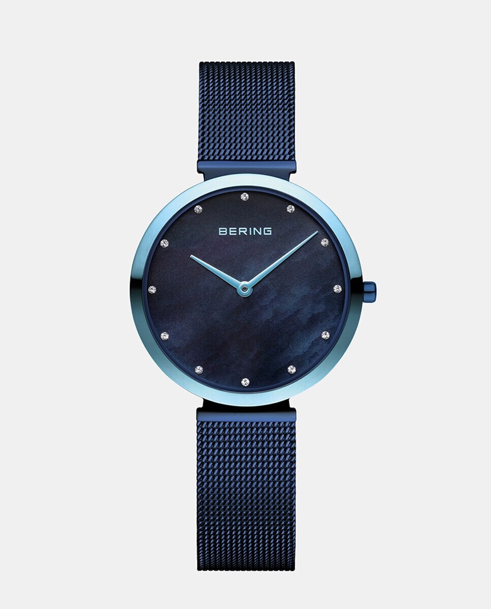 Классические женские часы со стальной сеткой 8132-398 Bering, синий
Классические женские часы со стальной сеткой 8132-398 Bering, синий