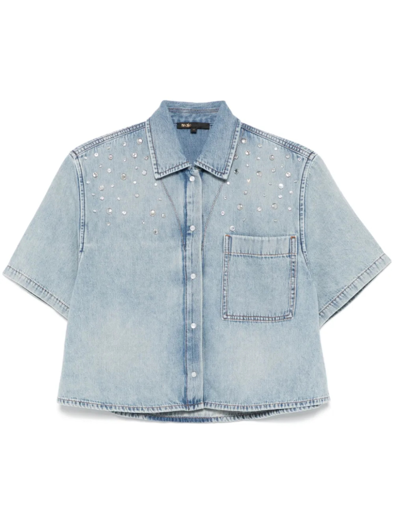 Джинсовая рубашка Maje, синий
Джинсовая рубашка Maje, синий