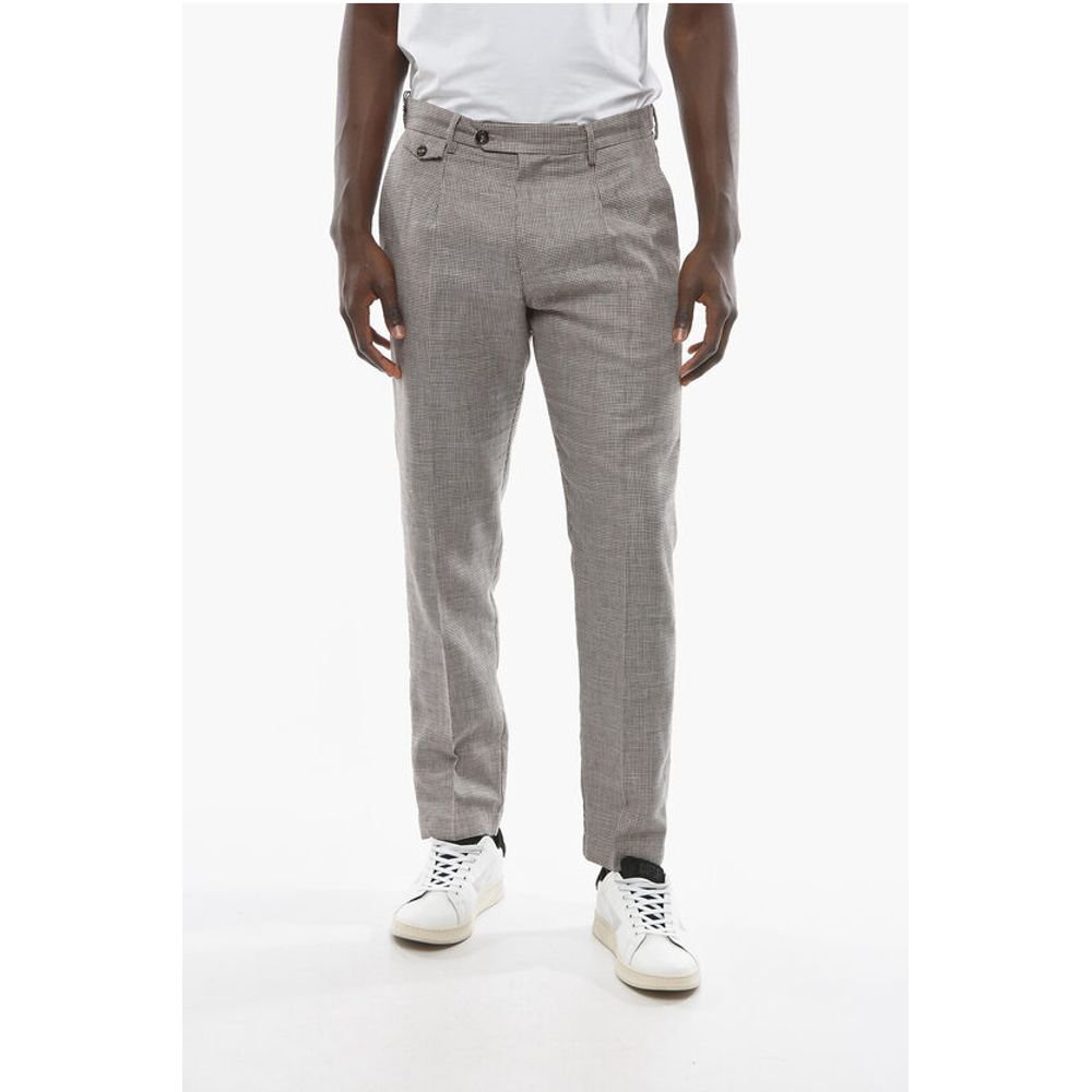 Брюки RAVAL из натуральной шерсти и льна с узором «гусиная лапка» Cruna, White
Брюки RAVAL из натуральной шерсти и льна с узором «гусиная лапка» Cruna, White