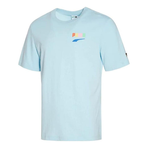 Футболка printed casual t-shirt 'blue yellow pink' Puma, синий
Футболка printed casual t-shirt 'blue yellow pink' Puma, синий