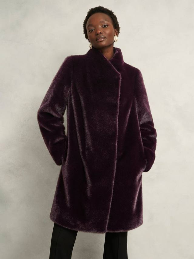Пальто Petite Tarini из искусственного меха Hobbs, Wine
Пальто Petite Tarini из искусственного меха Hobbs, Wine