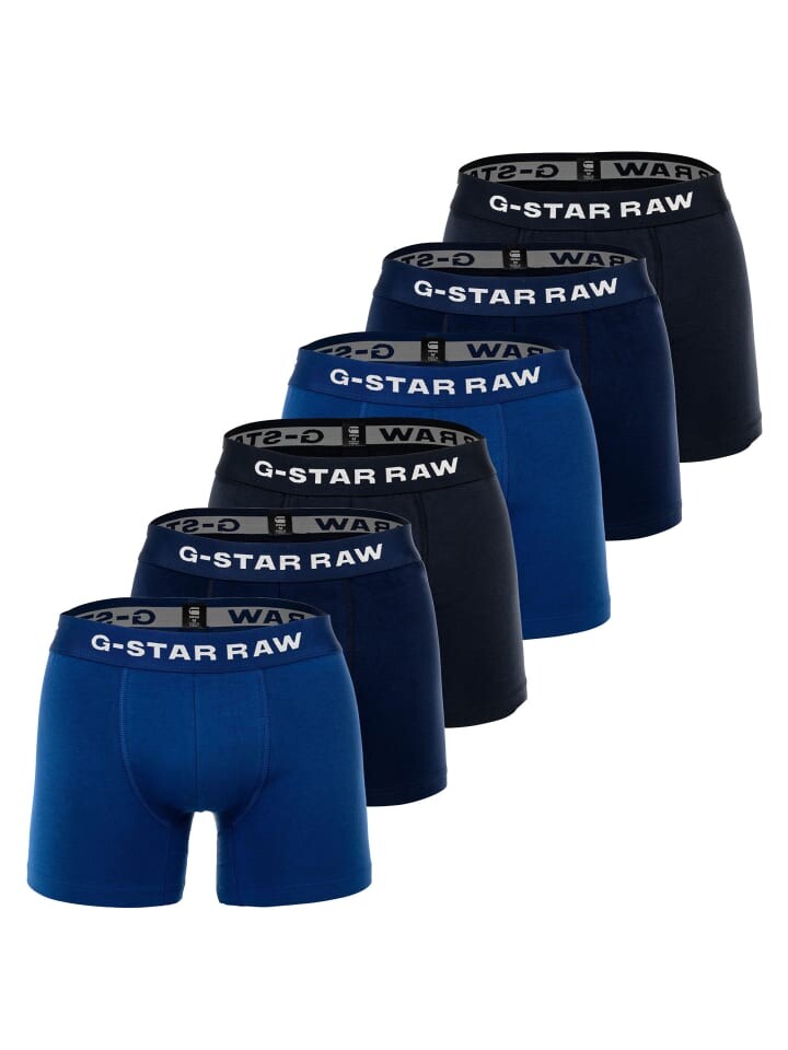 Трусы боксеры G-Star Raw Boxershort 6er Pack, синий
Трусы боксеры G-Star Raw Boxershort 6er Pack, синий