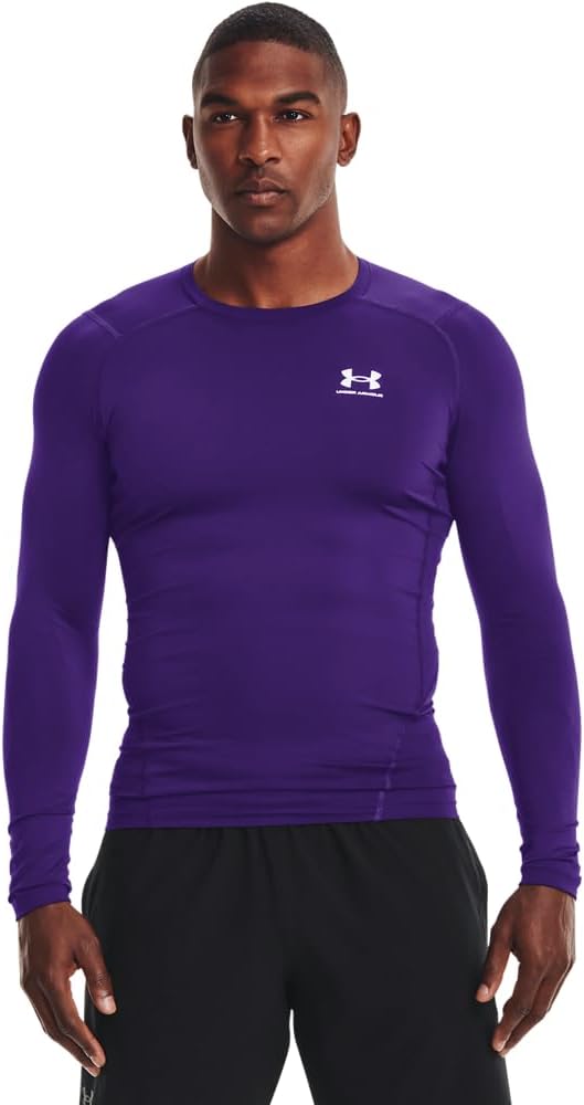 Under Armour мужская термобельевая компрессионная футболка с длинным рукавом, Purple (500)/White
Under Armour мужская термобельевая компрессионная футболка с длинным рукавом, Purple (500)/White