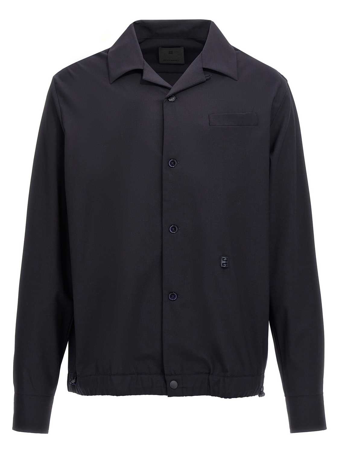 Рубашка с логотипом на пластине Givenchy, синий
Рубашка с логотипом на пластине Givenchy, синий