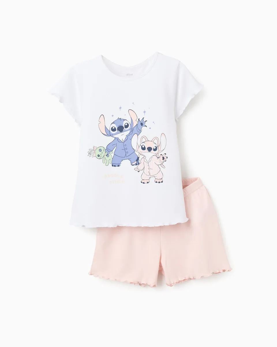 Пижама для девочки 100% хлопок с рисунком Ститч, светящимся в темноте Zippy, белый
Пижама для девочки 100% хлопок с рисунком Ститч, светящимся в темноте Zippy, белый