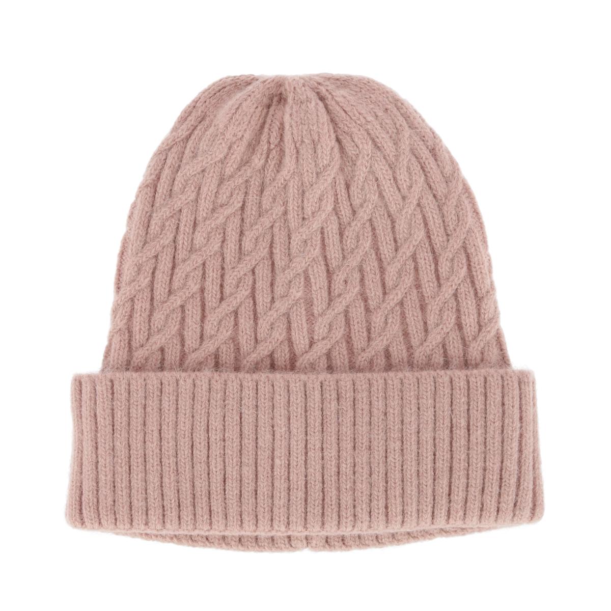 Женская однотонная плетеная зимняя шапка-бини CTM, розовый
Женская однотонная плетеная зимняя шапка-бини CTM, розовый