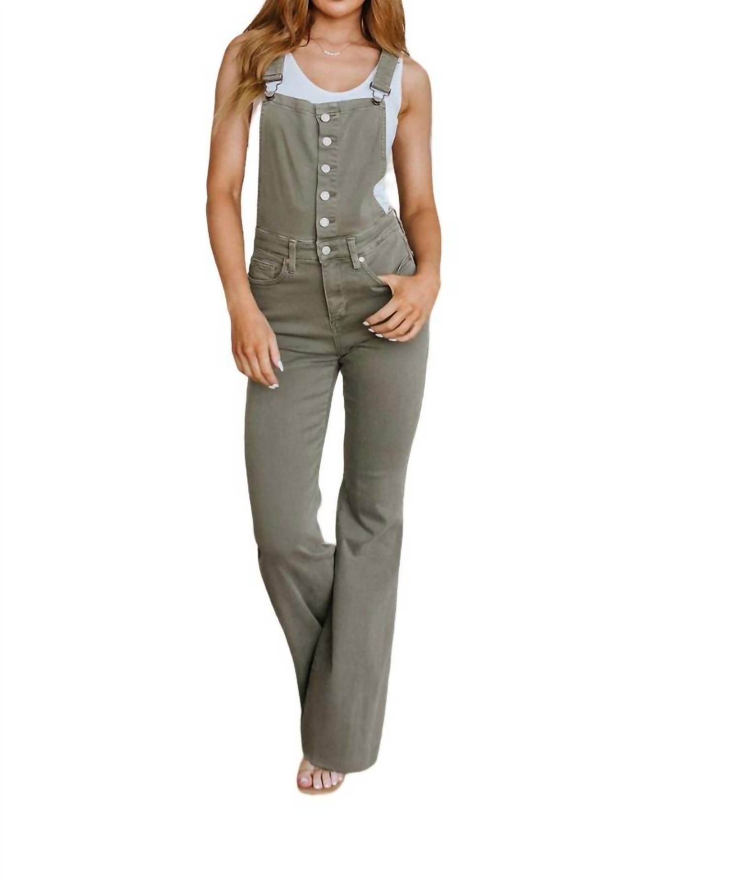 Комбинезон Control Top Release Hem в оливковом цвете Judy Blue
Комбинезон Control Top Release Hem в оливковом цвете Judy Blue