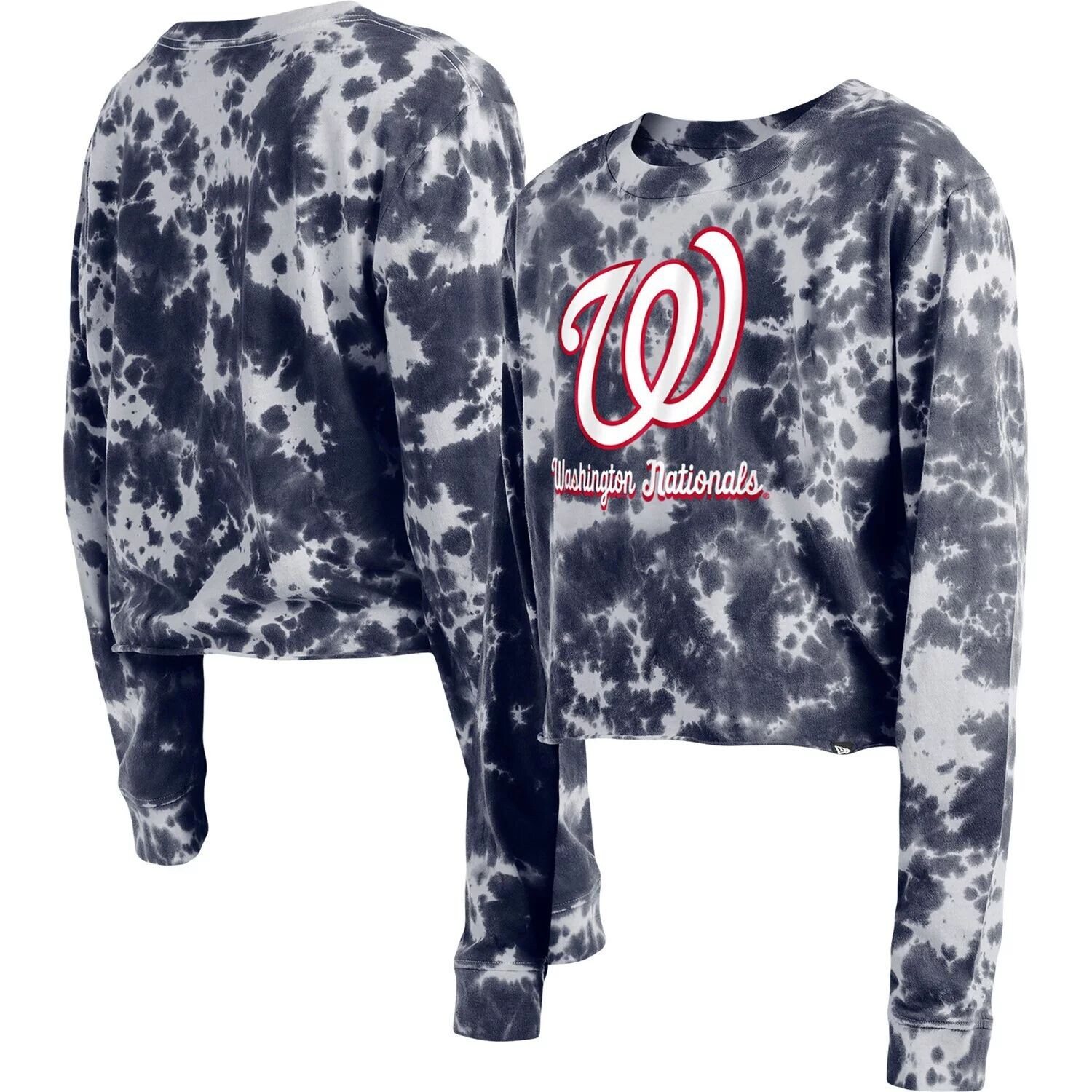 Женская укороченная футболка с длинными рукавами New Era Washington Nationals с принтом тай-дай New Era
Женская укороченная футболка с длинными рукавами New Era Washington Nationals с принтом тай-дай New Era