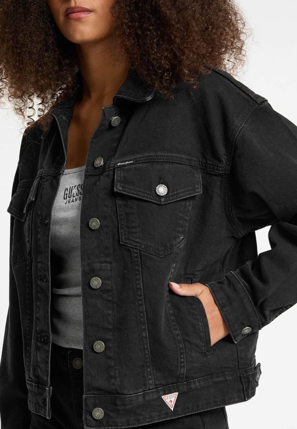 Джинсовая куртка Guess Jeans, черный
Джинсовая куртка Guess Jeans, черный