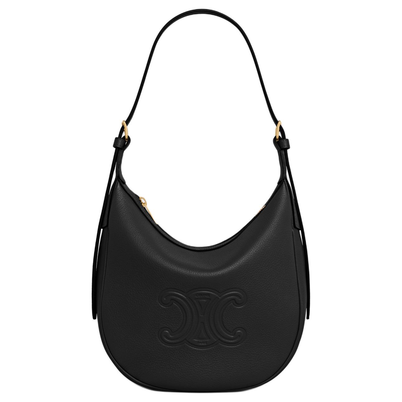 CELINE Сумка через плечо HeloiseTriomphe Soft Cow Leather Crossbody Bag, женская, черная
CELINE Сумка через плечо HeloiseTriomphe Soft Cow Leather Crossbody Bag, женская, черная