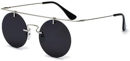 Модные очки 2026 года для мужчин и женщин: классические круглые безободковые солнцезащитные очки в стиле стимпанк, винтажные очки с защитой от УФ-излучения UV400 MTZJH, C3
Модные очки 2026 года для мужчин и женщин: классические круглые безободковые солнцезащитные очки в стиле стимпанк, винтажные очки с защитой от УФ-излучения UV400 MTZJH, C3