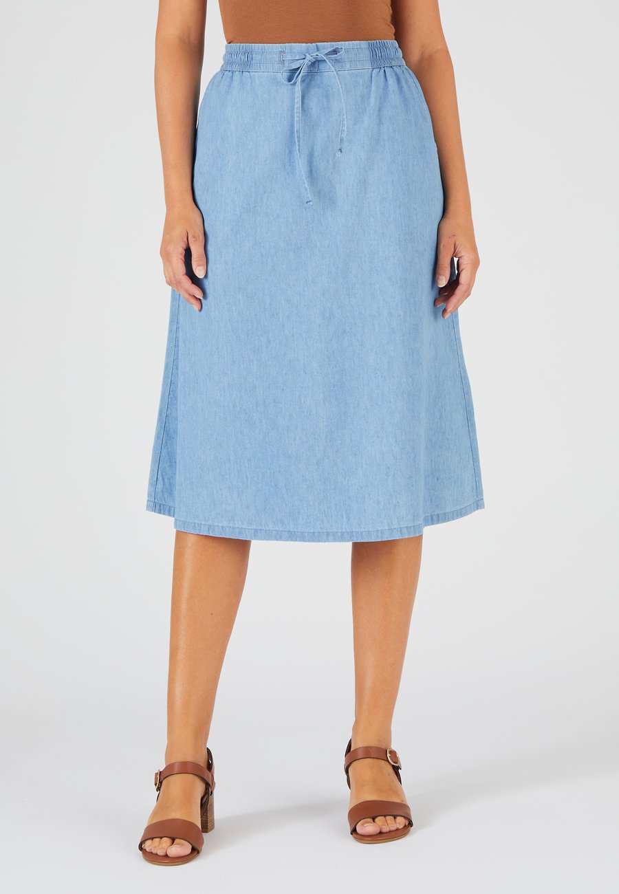 Юбка Damart Denim skirt, Pastel Denim/Blue
Юбка Damart Denim skirt, Pastel Denim/Blue