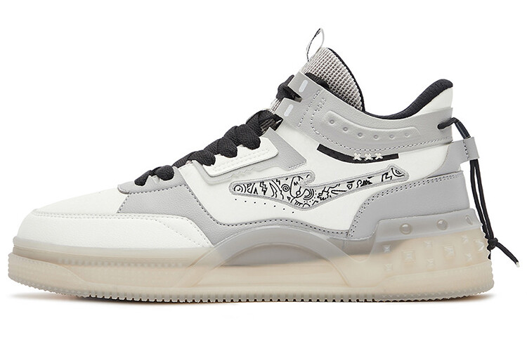 Кроссовки для скейтборда мужские, среднего размера, цвет дубовый, белый/цементно-серый Erke
Кроссовки для скейтборда мужские, среднего размера, цвет дубовый, белый/цементно-серый Erke