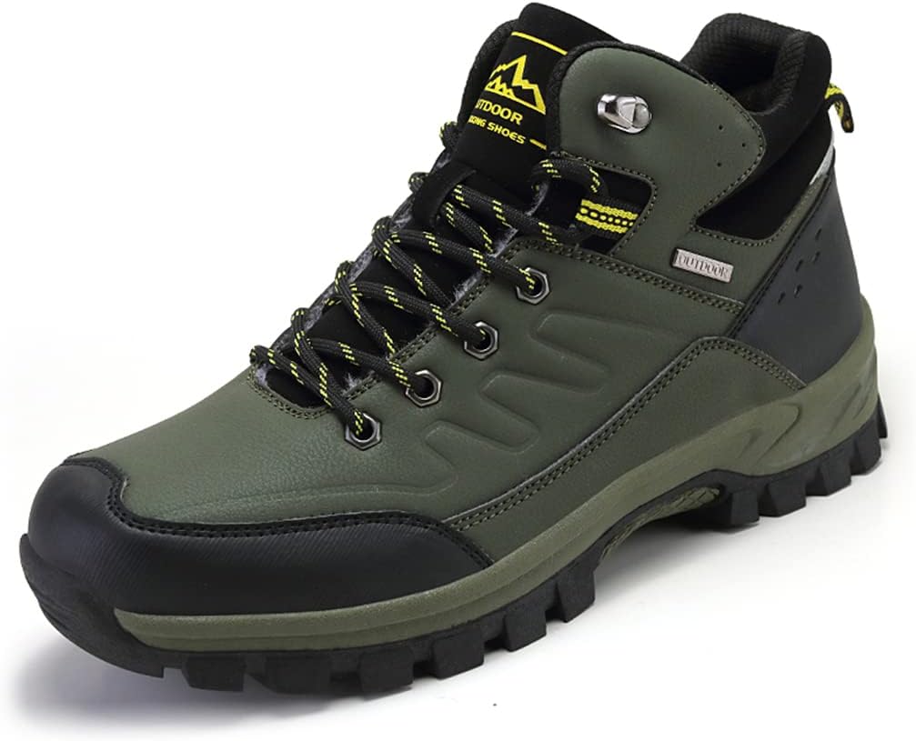 Мужские зимние ботинки Veslexth Snow утепленные водонепроницаемые, зимние обувь с противоскользящей подошвой для улицы, с съемной подкладкой, на меху, повседневные, для пеших прогулок, легкие, водоотталкивающие, зеленый
Мужские зимние ботинки Veslexth Snow утепленные водонепроницаемые, зимние обувь с противоскользящей подошвой для улицы, с съемной подкладкой, на меху, повседневные, для пеших прогулок, легкие, водоотталкивающие, зеленый