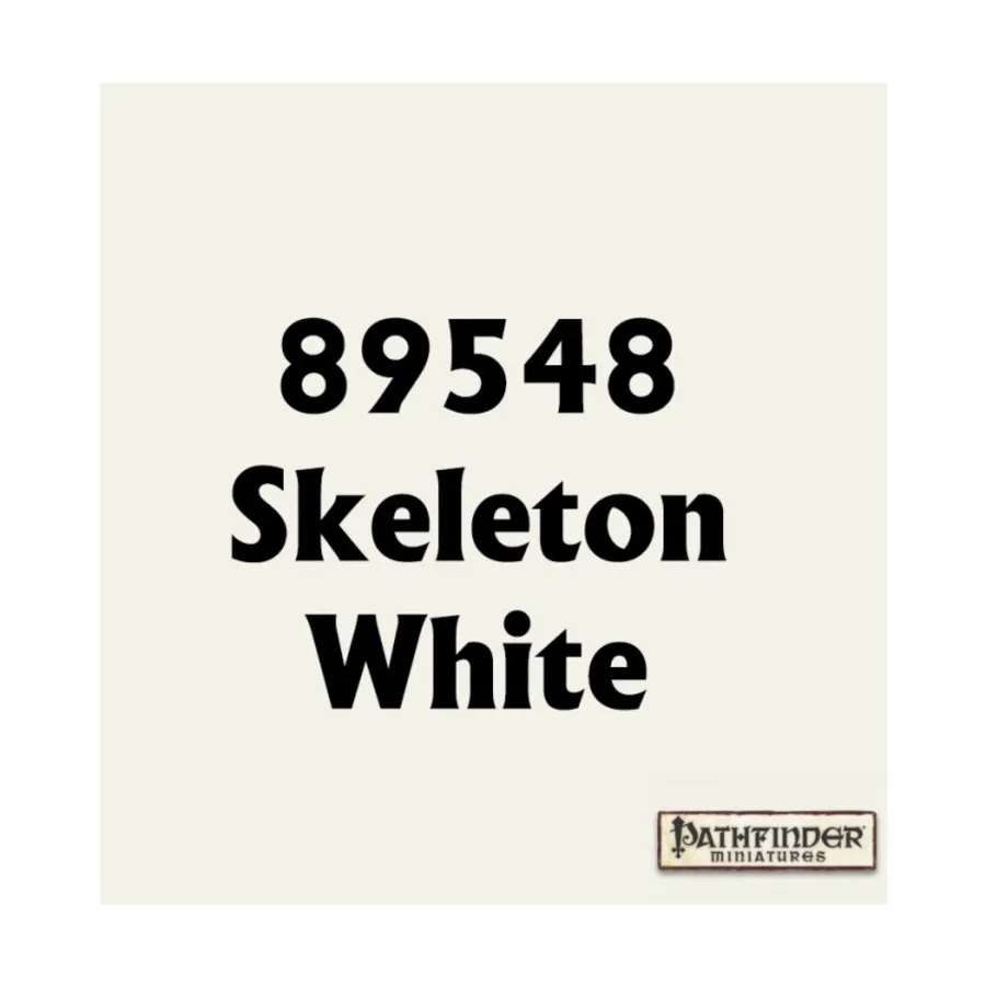 Скелет Белый, Master Series Paints - Pathfinder Colors
Скелет Белый, Master Series Paints - Pathfinder Colors
