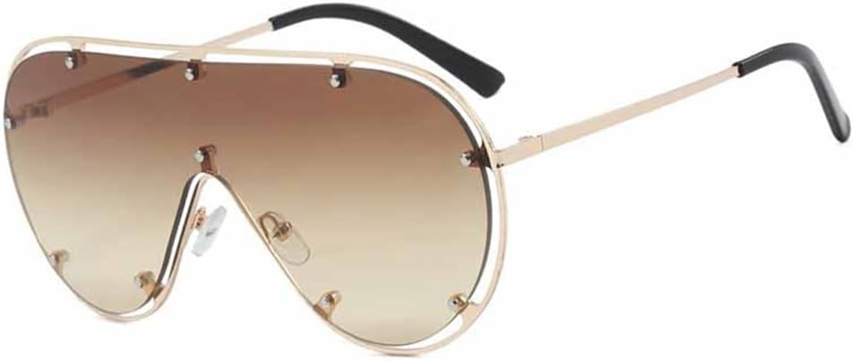 Модные солнцезащитные очки с металлической оправой и заклепками, женские и мужские солнцезащитные очки для летнего вождения, путешествий, вечеринок, защита от УФ-излучения UV400 KTUCN, Gradient Tea
Модные солнцезащитные очки с металлической оправой и заклепками, женские и мужские солнцезащитные очки для летнего вождения, путешествий, вечеринок, защита от УФ-излучения UV400 KTUCN, Gradient Tea