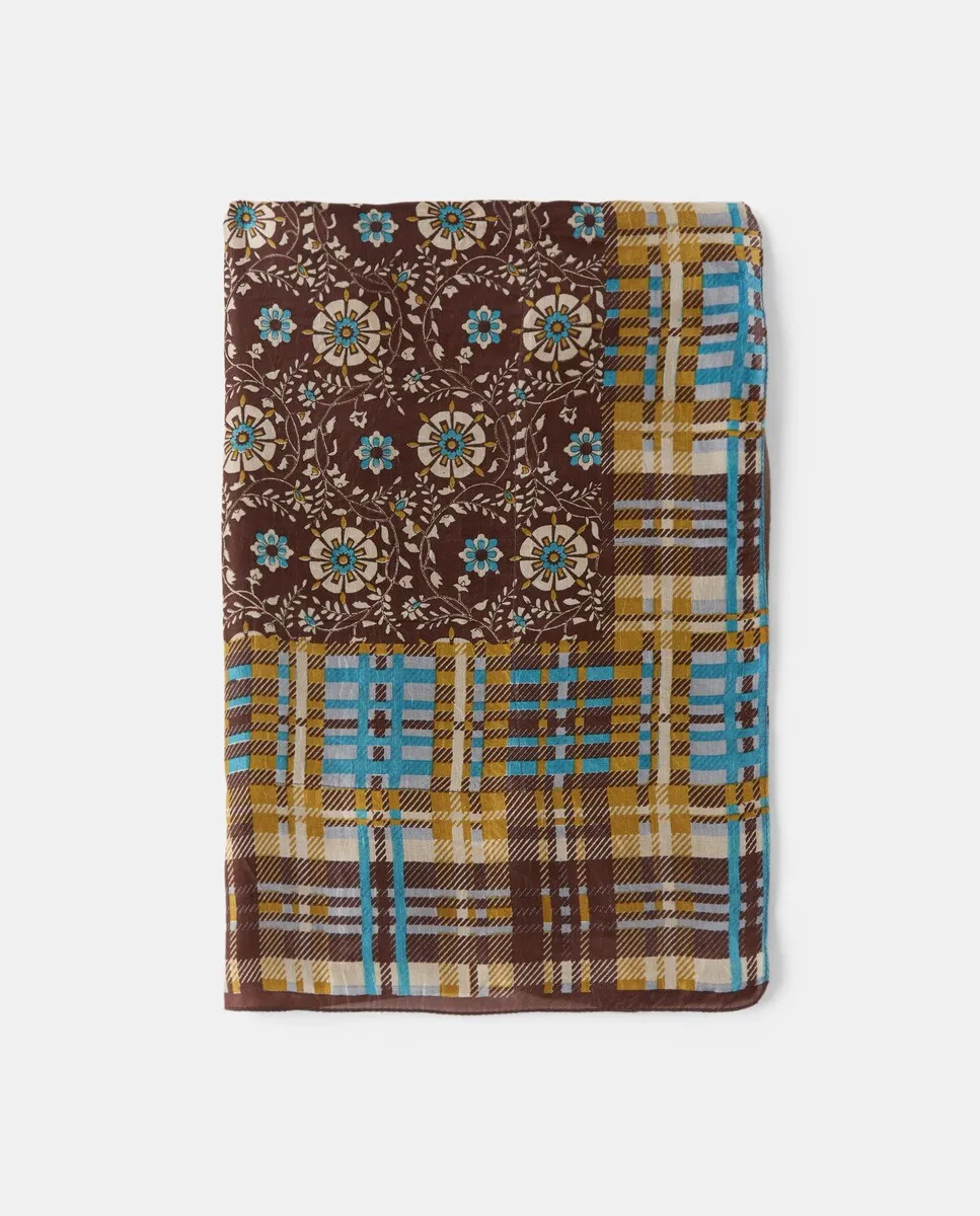 Двойной шелковый шарф Colores Otoño, коричневый
Двойной шелковый шарф Colores Otoño, коричневый