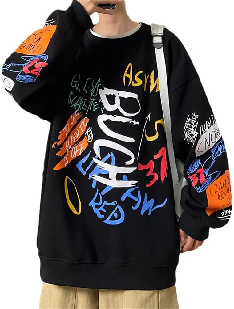 Свитшот Xingfenly Letter Graffiti мужской оверсайз
Свитшот Xingfenly Letter Graffiti мужской оверсайз