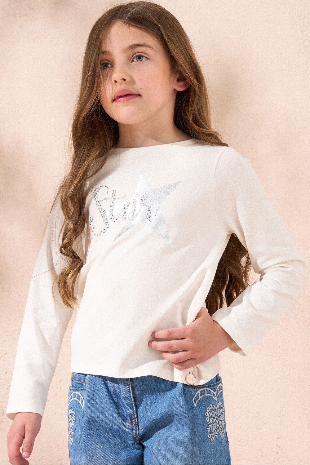 Футболка Erin Ivory с длинными рукавами и звездами Angel & Rocket, бежевый
Футболка Erin Ivory с длинными рукавами и звездами Angel & Rocket, бежевый